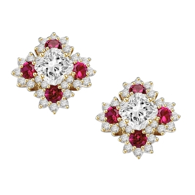 Diamond Gold Designer Earrings at 265000 undefined in Jaipur | Nakkash  Jewellery
