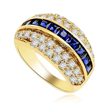Husar's House of Fine Diamonds. 14Kt Yellow Gold Classic Two-Stone Diamond  Ring