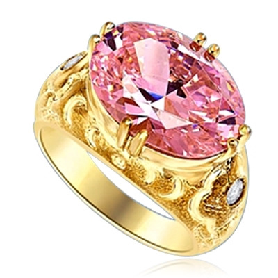 14K Pink Yellow Gold Ring 8.5 orders