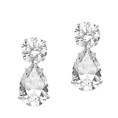 Pear drop deals stud earrings